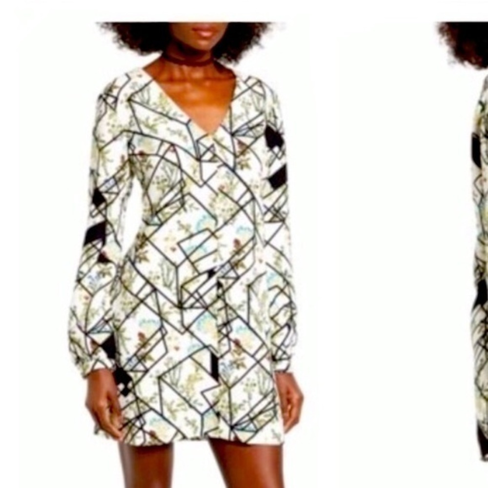 WAYF HENDRIX FLORAL SHIFT DRESS
